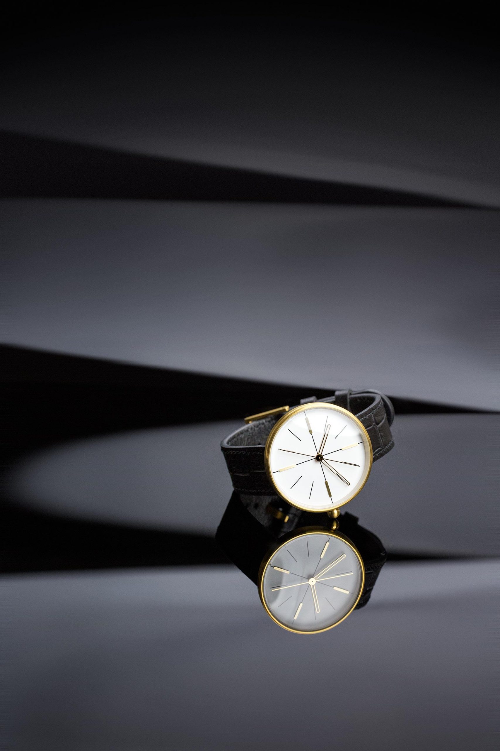 Subtle Style Wristwatch - Dome Gold | AARK Collective - Minimalistic ...